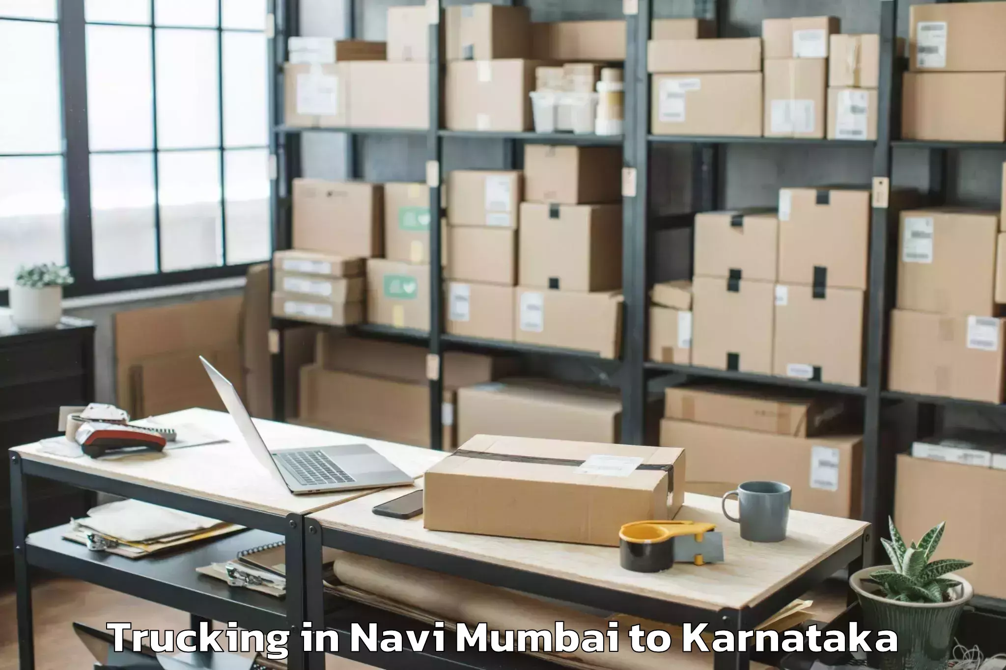 Easy Navi Mumbai to Naregal Trucking Booking